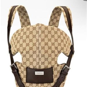 Authentic Gucci monogram baby carrier